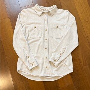 Faherty Light Gray Button Down Shirt